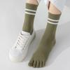 5 Pairs Anti-slip Toe Socks Women Sports Athletic Yoga Pilates Sock Autumn Spring Five Finger Socks Ladies