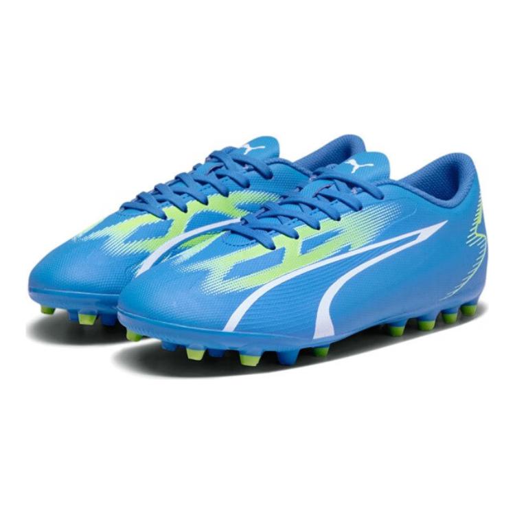 Puma Ultra Play Artificial Turf Comfortable Versatile Low-Top Soccer Shoes Kids sneaker Blue 107532-03