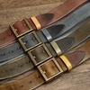 3.8CM Thickening Top Layer Cowhide Genuine Leather Belts for Men Luxury Designer High Quality Vintage Jeans Cowboy Male Belt