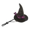 Lightweight Pet Headgear Halloween Cat Witch Hat, Fun Hat with Adjustable Elastic Strap, Cartoon Comfortable Headwear Ghost Pumpkin Bat Skull for Cats