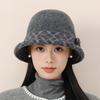 Elegant Bucket Hat In The Elderly Autumn New Travel Hat Sun Hat Thermal Basin Hat