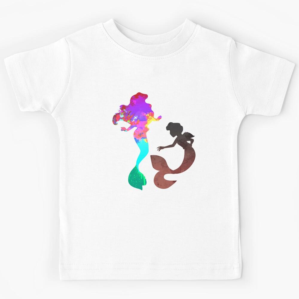 Mermaids Inspired Silhouette Kids T-Shirt 170