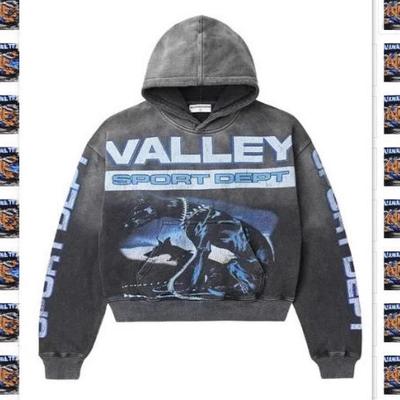 Europäisch, Amerikanisch Frühling und Herbst Neue Amerikanische Trendmarke Digitaler 3D-Druck Reißverschluss Y2K Pullover Jacke Herren- und Damenmodelle