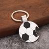 Decorative Football Key Chain Mini Football Car Key Ring Creative Sports Key Rings  for Backpack