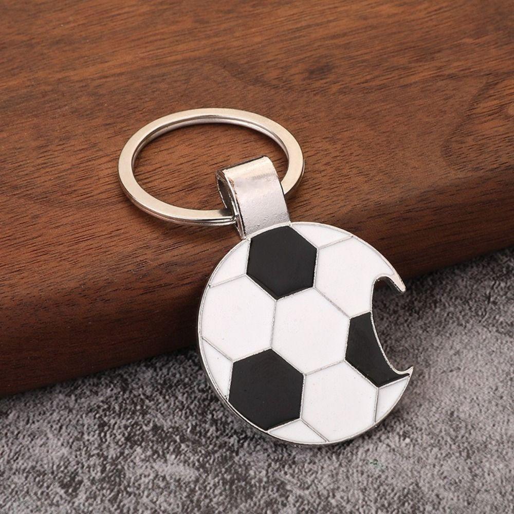 Decorative Football Key Chain Mini Football Car Key Ring Creative Sports Key Rings  for Backpack