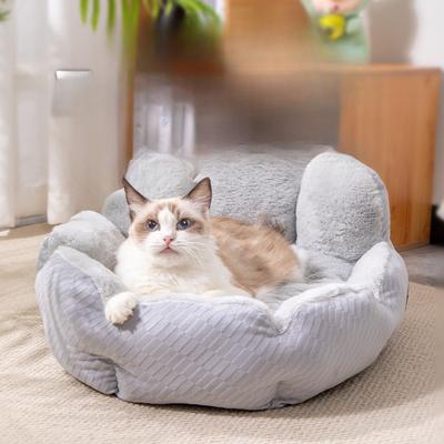 Cat Nest for All Seasons  Semi-enclosed Kitten Bed  Sleeping Mat  Cat Sofa  Kennel  Winter Warm Pet Supplies
