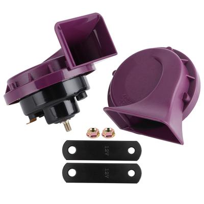 Paar 410 510Hz HochNiedrig Tonhöhe Schneckenhupe Zweiklang Sirene 120dB Lauter Ton für 12V Auto Motorrad ATV UTV