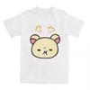 Rilakkuma Angry T-Shirts Men Women Funny Pure Cotton Tees O Neck Short Sleeve T Shirts Original Clothes