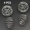 Pack of 4 protein powder mixing balls, suitable for home use, blenders, and sports shaker cups.