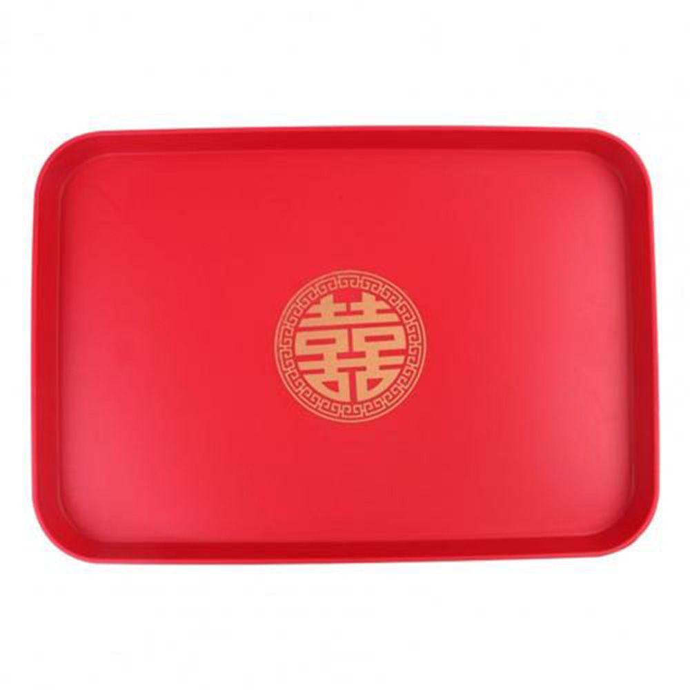 

Snack Household Breakfast Bread Dessert Serving Tray Tea Tray Serving Table Plate Food Storage Dish M-Rectangle