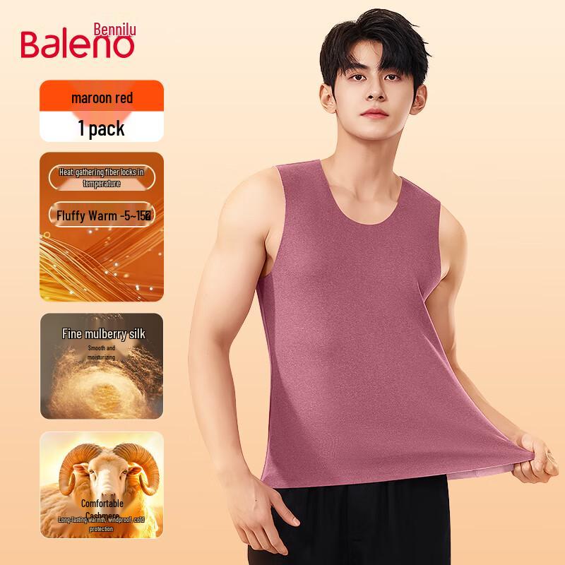 Baleno Men s Warm Round Neck Vest XL
