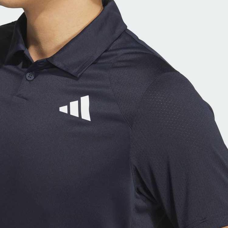 Adidas Sports Fitness Polo Shirt Men Tops Legendary-Ink-Blue JZ0098