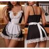 Sexual and Interesting Underwear, European and American Maid Suits, Sundresses, Straps, Cosplay Sundresses, Free Headbands, 9239