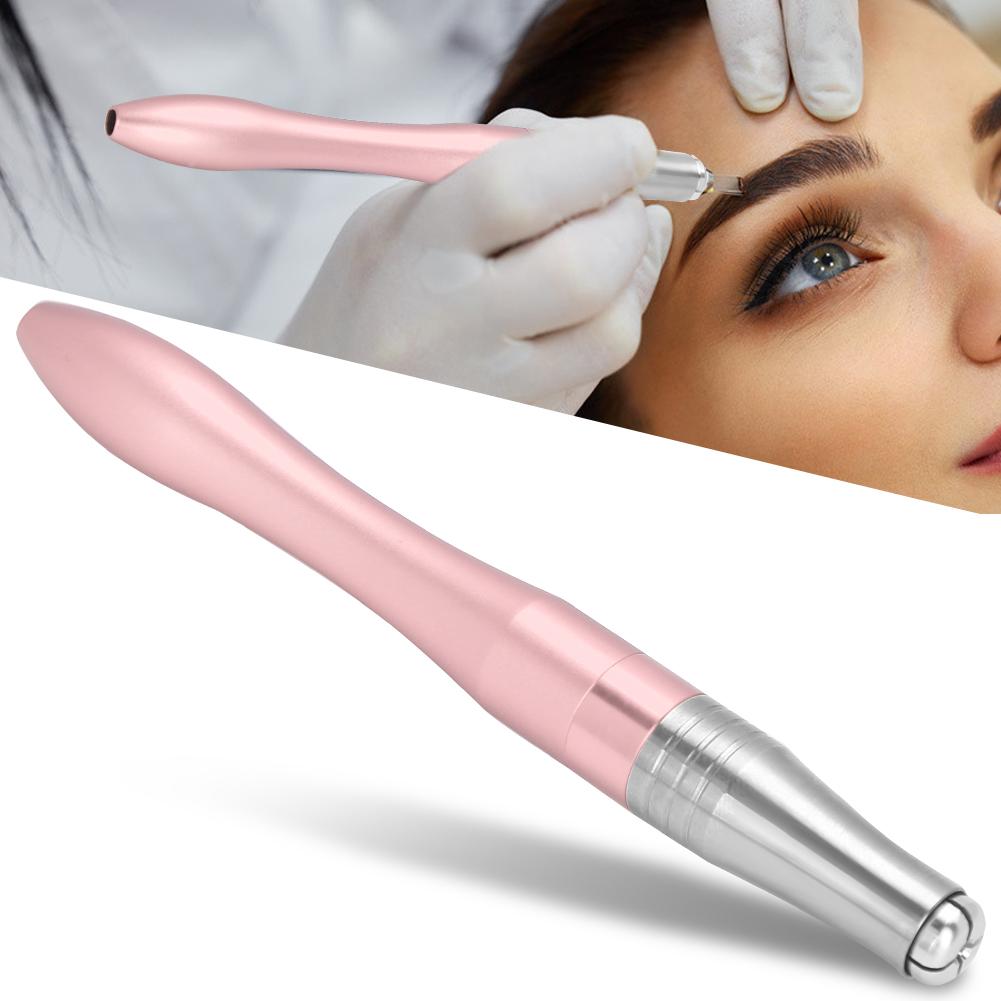 Microblading Pen Manual Tattoo Pen for SemiPermanent Makeup Eyebrow Tattoo(Rose Gold )