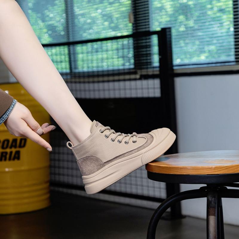 High Top Shoes Flat Board Shoes Casual Sneakers