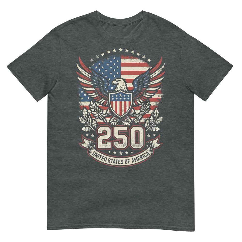 Patriotic 250 Years Usa 250 Anniversary American 4th Of July TShirt