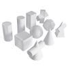 10 Pieces Mini Resin 3D Geometry Sketch Sculpture Figurines, for Ornaments Basic Learning Tools