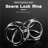 RUNYU Кольцо для пениса с задержкой, шарик из нержавеющей стали, растягивающее кольцо для пениса, удлиненное кольцо для члена, металлическая мошонка, эротические секс-игрушки для мужчин, геев