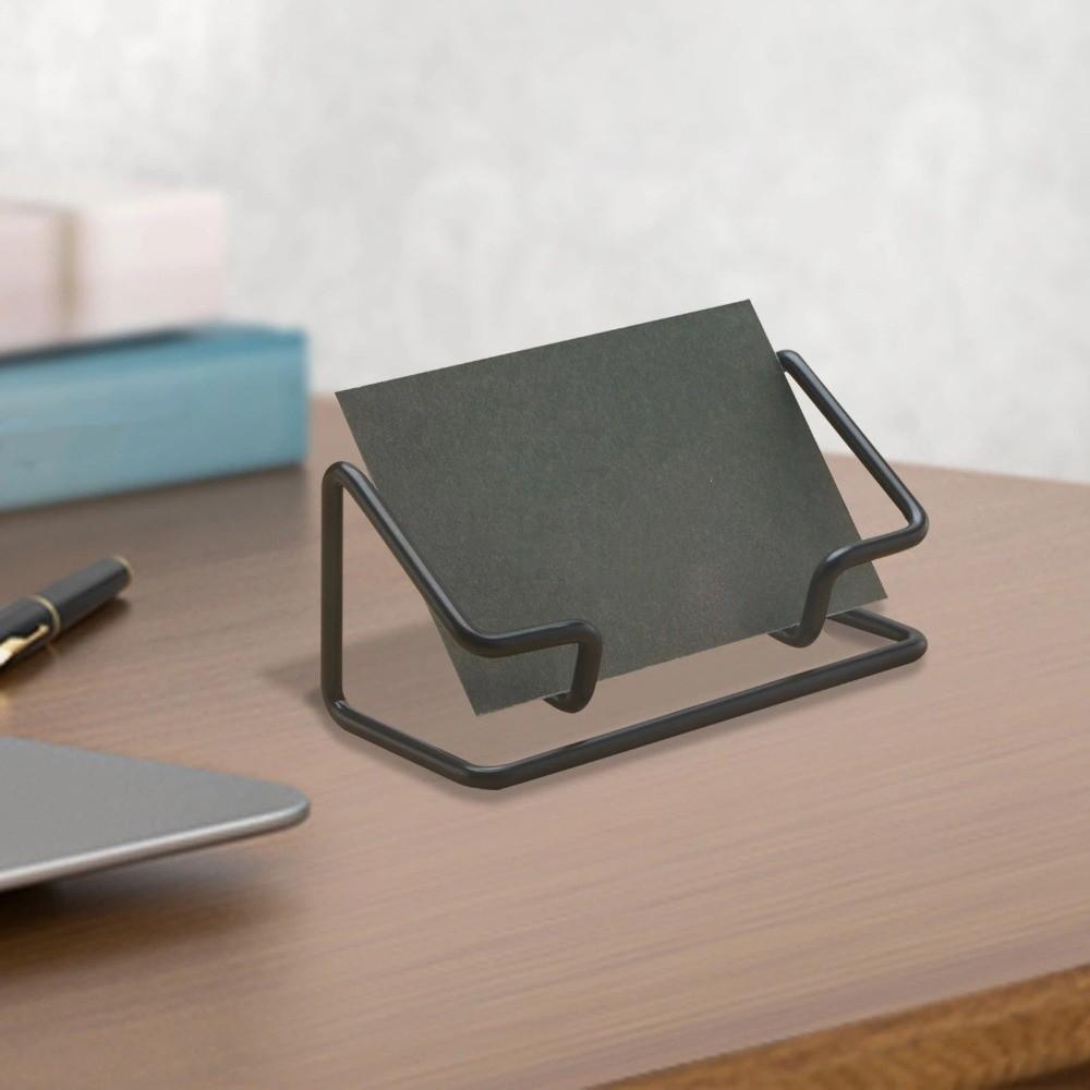 Minimalist Name Card Stand Rustproof Photo Stand Display Rack Card Display Stand  Front Desk
