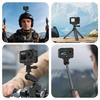 For DJI Osmo Action 6 PULUZ Plastic Cage Vertical-Horizontal Expansion Adapter Frame with Cold Shoe (Black)