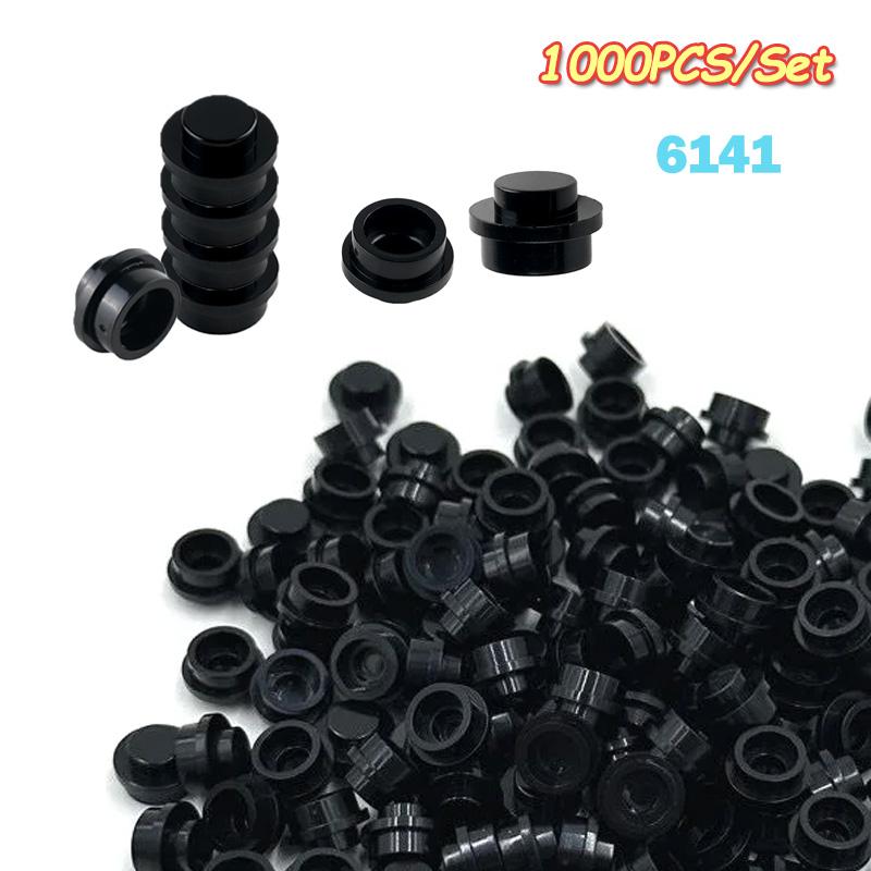 Interesting Toys Unisex 1000Pcs 1X1 Dot Assembled Technology Building Blocks Parts 6141 30057 Plate Round Particles Diy Toy Moc Small Bricks Accessories