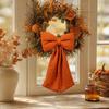 Retro Orange Stoff Hängeornament für Herbstkranz und Türfenster Dekoration