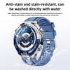 Silver‑Pin‑Buckle Single‑Color Soft‑Silicone Watch‑Band Strap, Adjustable Wrist‑Bracelet Accessory For Huawei Watch Ultimate 2