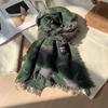 Korean Version of Star High End Scarf for Girls in Winter Thickened Qianqiao Warm Scarf Versatile Cold Proof Student Shawl