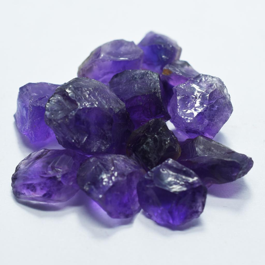 118.00 Ct CERTIFIED Natural Purple Amethyst Rough Lot Uncut Raw Loose Gemstone AR-314.1-SA