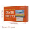 120pcs Dryer Sheets Scented Sheets For Washing Clothes Fabric Smoothing Tablets For Dryer Apartment Washer Dormitory Laundry
