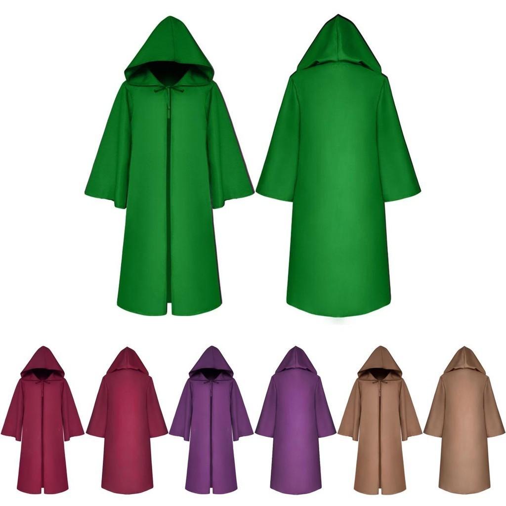 Stilvoller Star Wars Jedi Krieger Kapuzenumhang Umhang Robe Kostüm für Kinder und Erwachsene