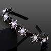 Sweet Women Pearl Hair Hoop Snowflake Star Hairband Fashion Hair Bands with Clips  Daily