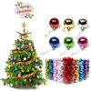 24Pcs/Box 3/4Cm Christmas Balls Set Christmas Tree Ornaments Christmas Hanging Pendants Christmas Tree Decor  Year Gifts