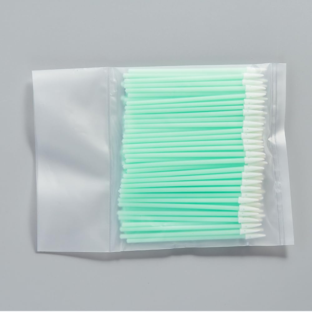 LKCCTK Industrial Ultra-Fine Cotton Swabs, Pack of 100, Anti-Static Sponge