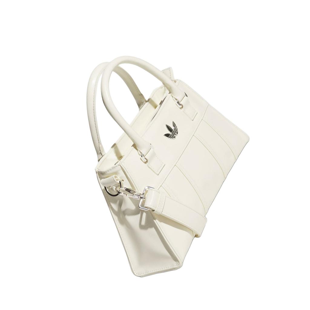 New Adidas Originals Polyurethane Hourglass Bag, Fishbone Bag, Handbag, Shoulder Bag, Crossbody Bag Regular Women's Ivory JP0406