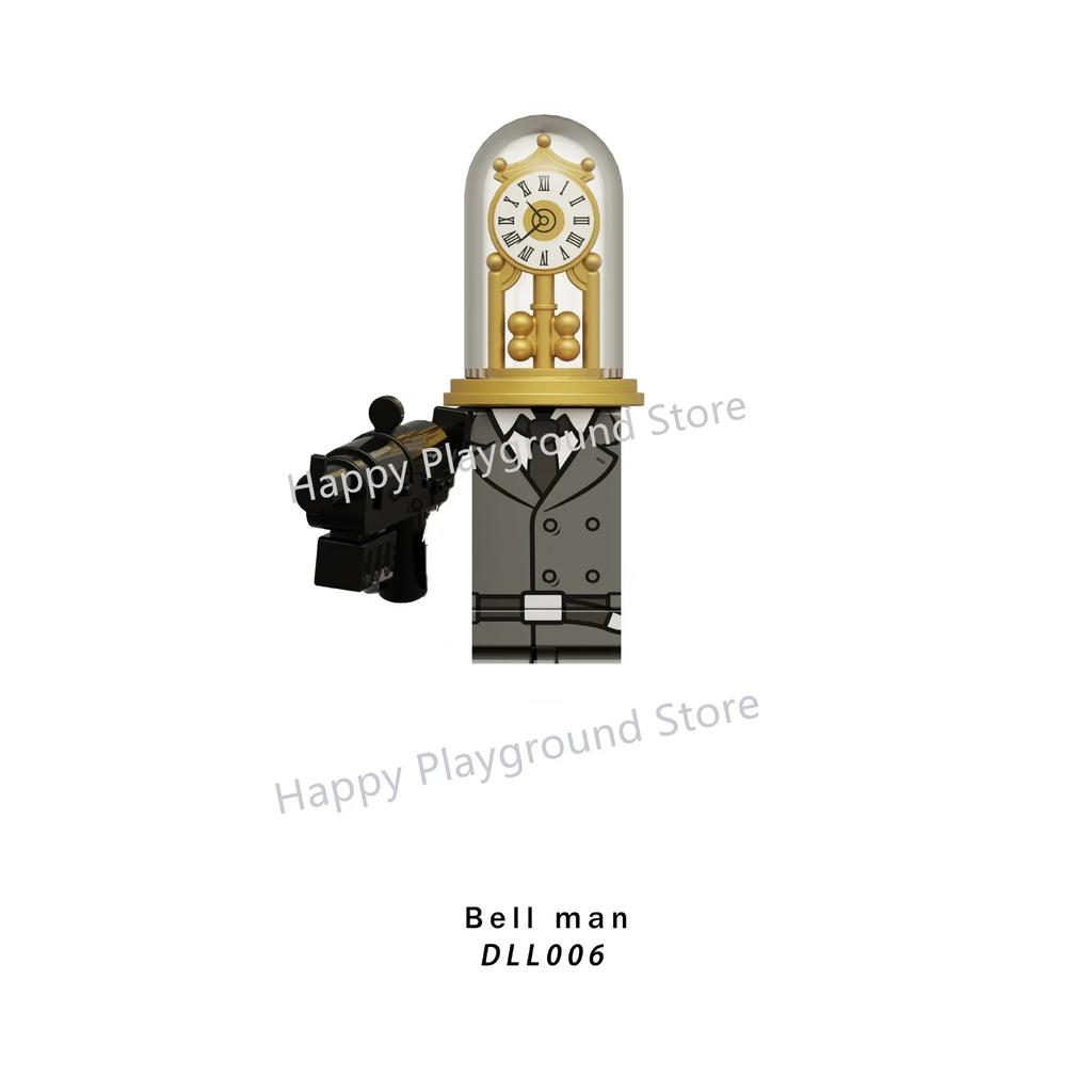 Skibidi Toilet Man Anime Cartoon Bricks Dolls Cameraman Speakerman TV Man Mini Action Bricks Toy Figures Building Blocks