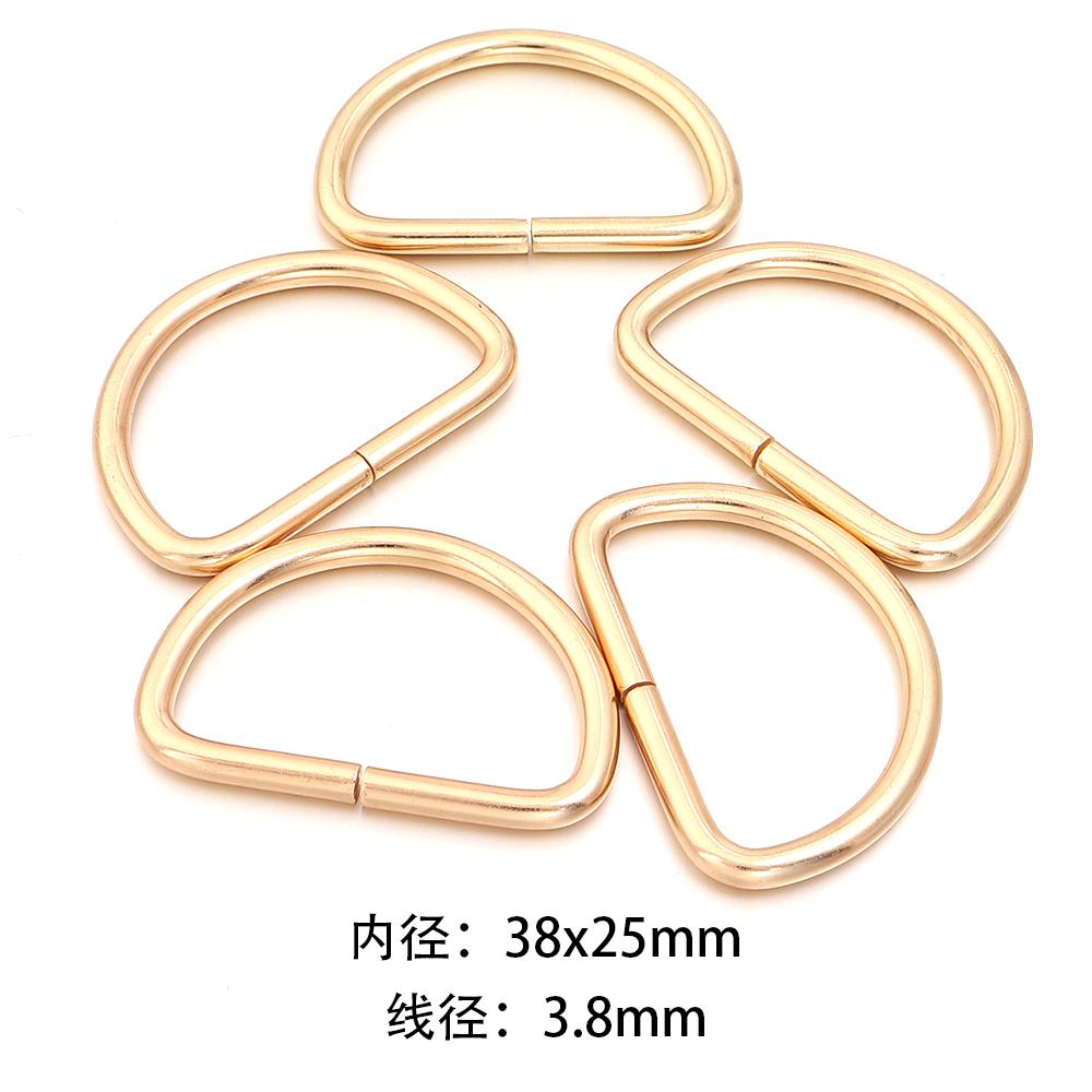 10-20pcs Metal D Ring Adjustable Buckle Clasp For Webbing Backpacks Straps Bags Cat Dog Collar Chain Buckles DIY Accessorie