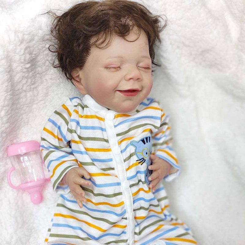 18 Inch Rebirth Doll RebornBaby Glue Body Simulation Baby Doll