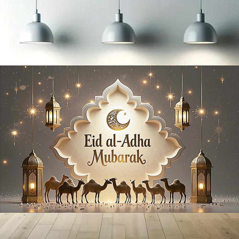 Fundal Ramadan Islam Musulman Islam Sărbătoare Eid Al-Adha Petrecere Decorare Banner Fundal pentru Fotografie