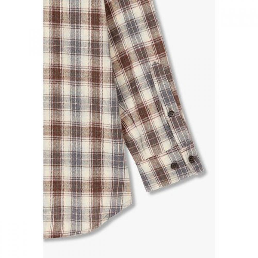 Studio Tomboy Hooded Check Shirt 9175421981arr