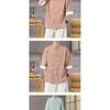 Men's Lightweight Mandarin Collar Printed Shirt Summer Chinese Style Oriental Design Casual Cultural Wear
