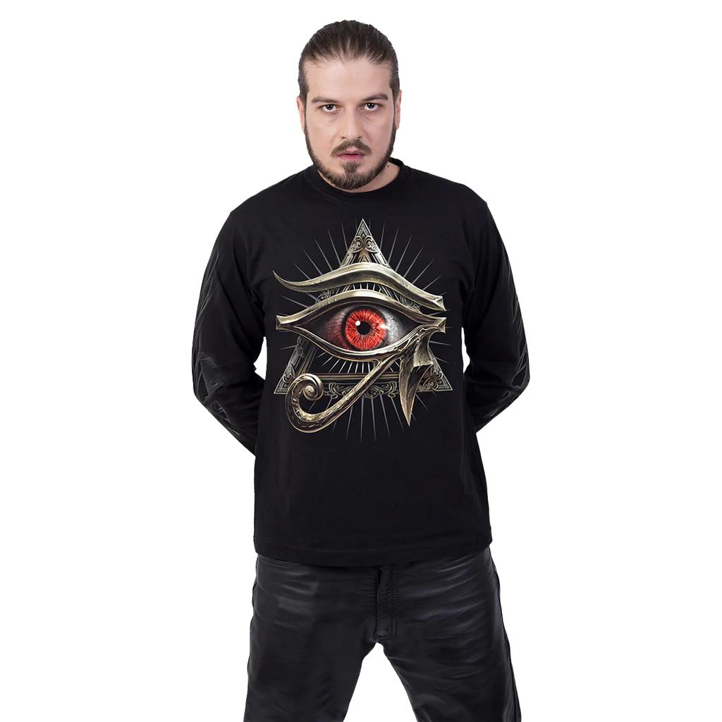 Spiral Direct Unisex Adult Evil Eye Long-Sleeved T-Shirt