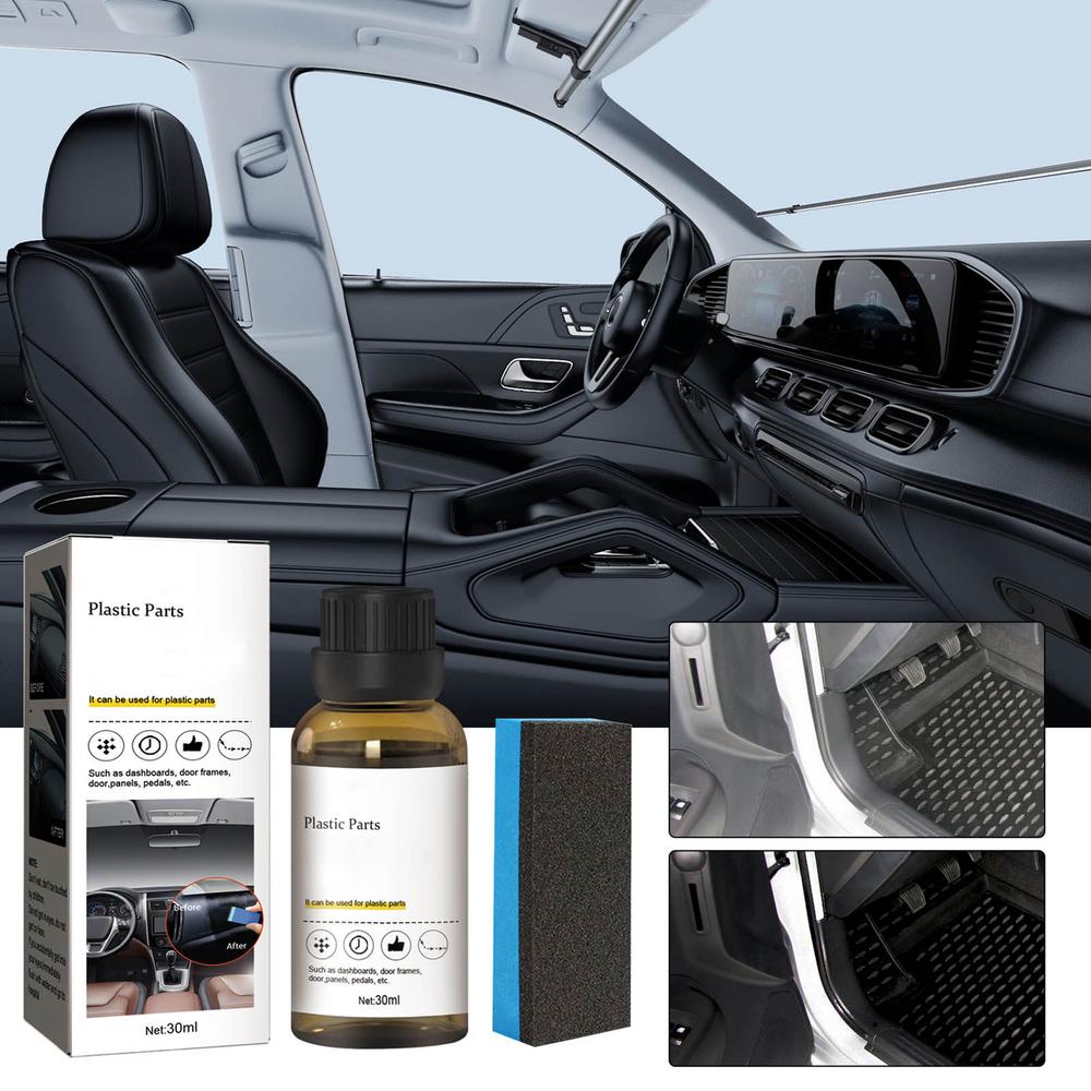 30ml Car Refurbishing Agent Plastic Refurbished Plating Coating Agent Wax Panel Auto Interior Crystal Renovated Coating Supplies