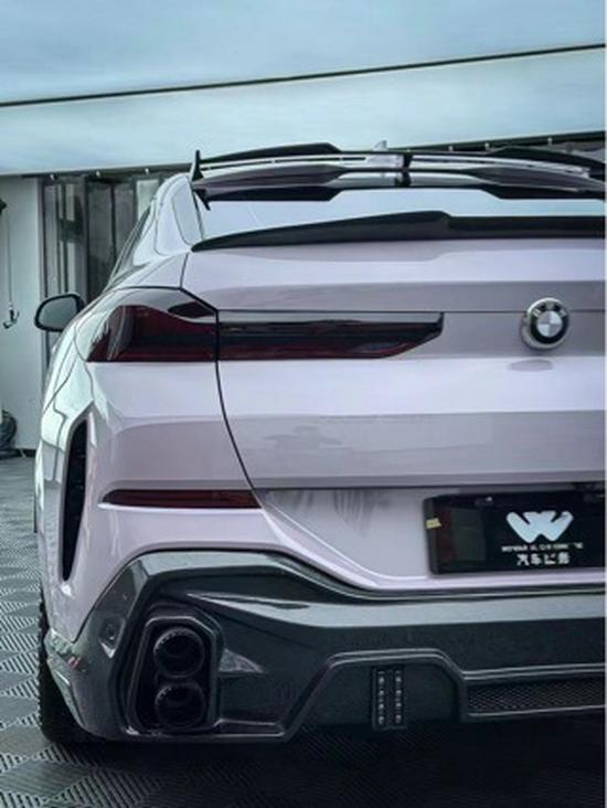 Carbon Fiber Front Lip, Rear Lip, Hood, Rear Wing, Side Skirts, and Grille for BMW X6/G06/X6M/F96.