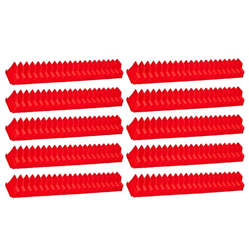 1-10PCS Magnetic Wrench Organizer Practical Portable Tool Storage Rack Wrench Rack for Tool Drawer Storage Easy To Install