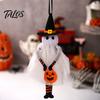 Themed Gift Box Decorations Halloween Ghost Pumpkin Hanging Ornament, Car Rearview Mirror Pendant, Cute Pendants School Bag Keychain Charm,
