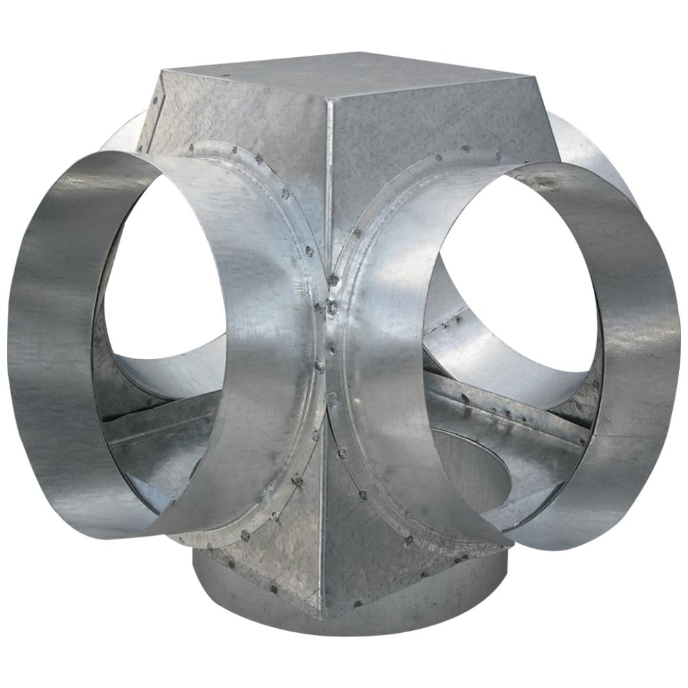 Collettore 150/4x125 argento