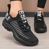 Damenmode Laufschuh Atmungsaktiv Leichtgewicht Gepolsterte Sohle Sport Fitnessstudio Outdoor Trainings-Sneaker Schnelltrocknend De Mujer