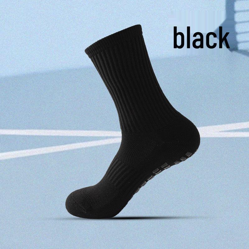 Pro Training Mid-Calf Breathable Mesh Football Socks - Sweat-Absorbent, Thickened, Shock-Absorbing, Anti-Slip