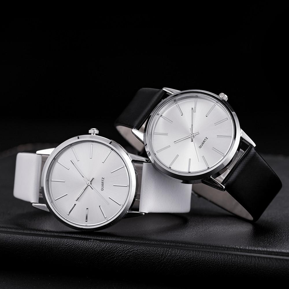Relojes para Hombre Marca Superior Lujo Correa de Cuero Marrón Reloj de Pulsera de Cuarzo Reloj Casual Simple para Hombre Reloj de Muñeca Masculino Reloj Hombre